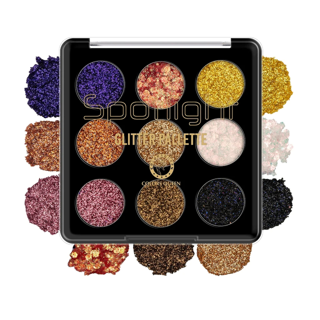 Colors Queen Spotlight Glitter Platte
